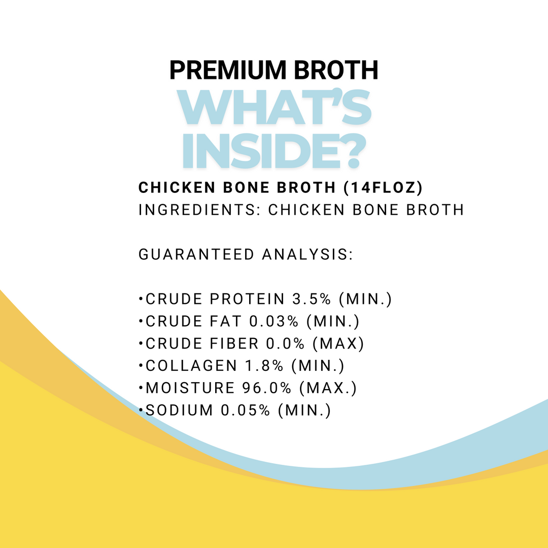 6-Pack 100% Natural Bone Broth - Chicken Pouch