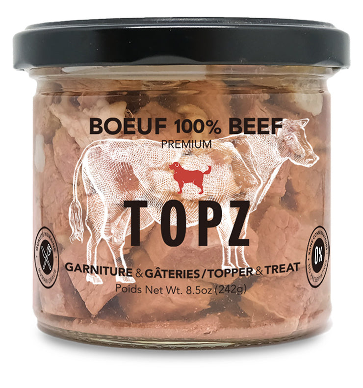 TOPZ dog food topper premium beef meal topper