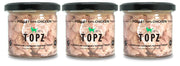 Topz dog food premium toppers and treats 3-pack 100% chicken topper