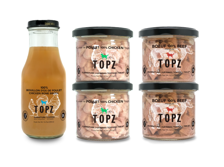 Topz premium meal toppers and treats for picky eaters and  healthy eaters combo variety pack